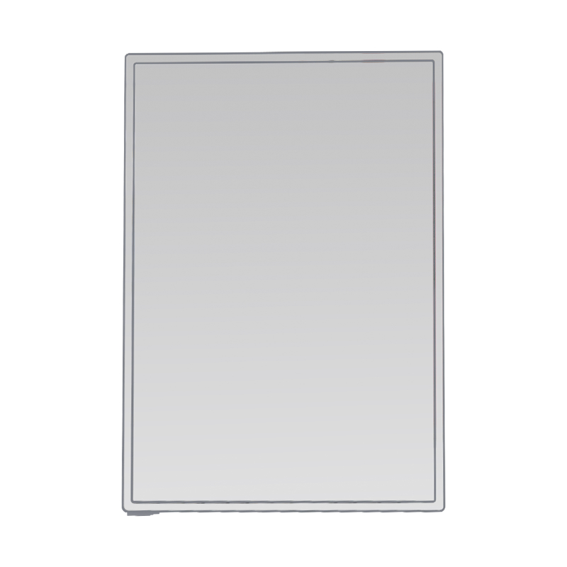Aluminiumlegering Vattentät Enkeldörr LED Badrumsspegelskåp Aluminiumlegering Vattentät Enkeldörr LED Badrumsspegelskåp