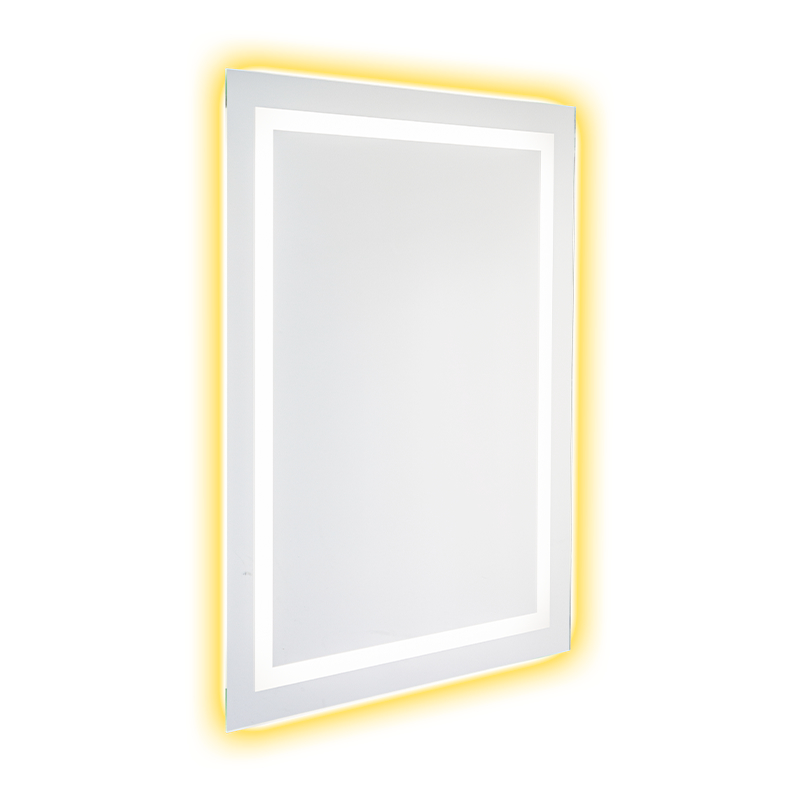 Aluminiumram LED Smart dimning Avfuktande Bakgrundsbelyst badrumsspegel Aluminiumram LED Smart dimning Avfuktande Bakgrundsbelyst badrumsspegel