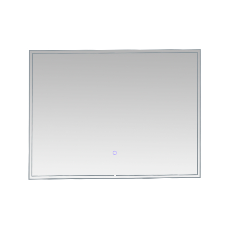Aluminiumram LED Smart dimning Avfuktande Bakgrundsbelyst badrumsspegel Aluminiumram LED Smart dimning Avfuktande Bakgrundsbelyst badrumsspegel