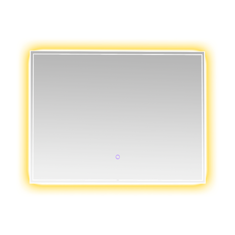 Aluminiumram LED Smart dimning Avfuktande Bakgrundsbelyst badrumsspegel Aluminiumram LED Smart dimning Avfuktande Bakgrundsbelyst badrumsspegel