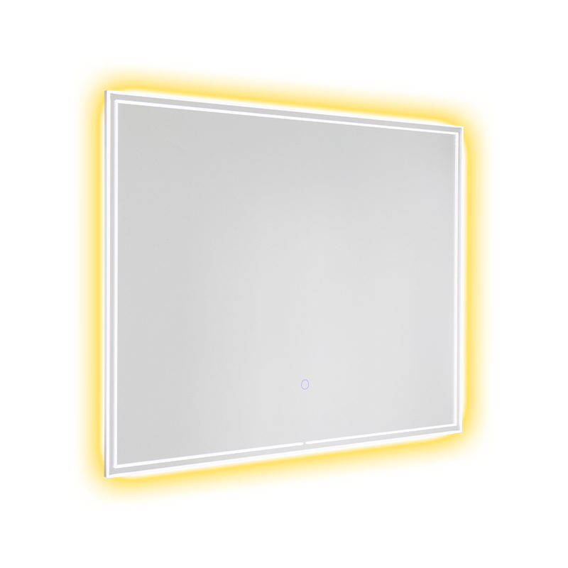 Aluminiumram LED Smart dimning Avfuktande Bakgrundsbelyst badrumsspegel Aluminiumram LED Smart dimning Avfuktande Bakgrundsbelyst badrumsspegel