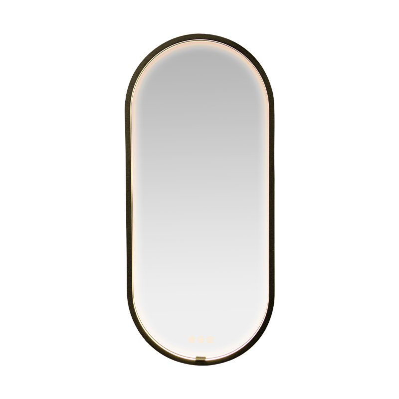 LED Smart dimning Imma Frostat belyst badrumsspegel LED Smart dimning Imma Frostat belyst badrumsspegel