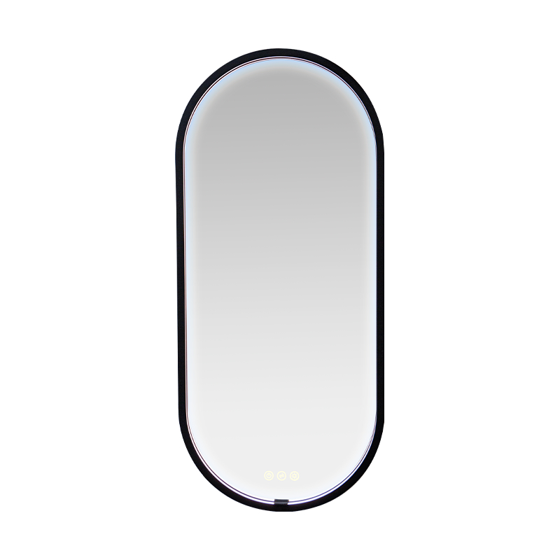 LED Smart dimning Imma Frostat belyst badrumsspegel LED Smart dimning Imma Frostat belyst badrumsspegel