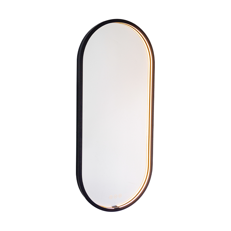 LED Smart dimning Imma Frostat belyst badrumsspegel LED Smart dimning Imma Frostat belyst badrumsspegel