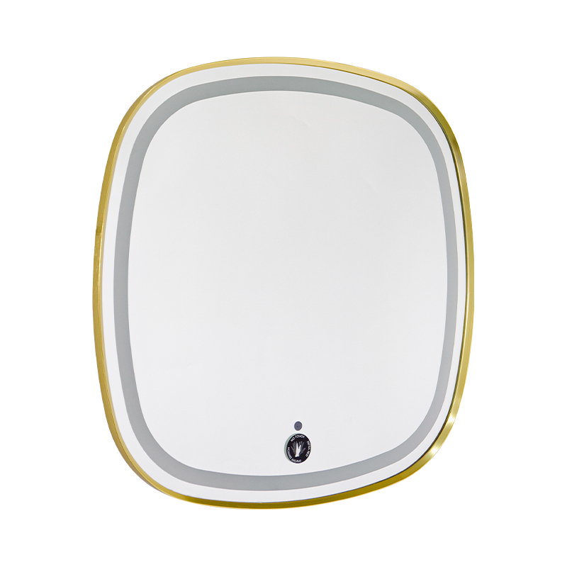 Aluminiumram LED Smart dimning Avfuktande Bakgrundsbelyst badrumsspegel Aluminiumram LED Smart dimning Avfuktande Bakgrundsbelyst badrumsspegel
