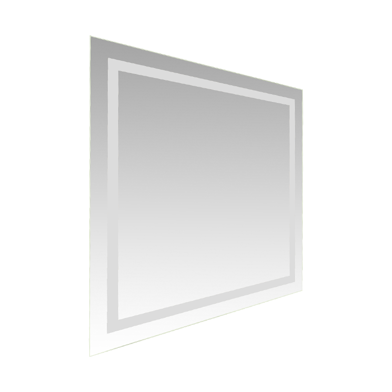 Aluminiumram LED Smart dimning Avfuktande Bakgrundsbelyst badrumsspegel Aluminiumram LED Smart dimning Avfuktande Bakgrundsbelyst badrumsspegel